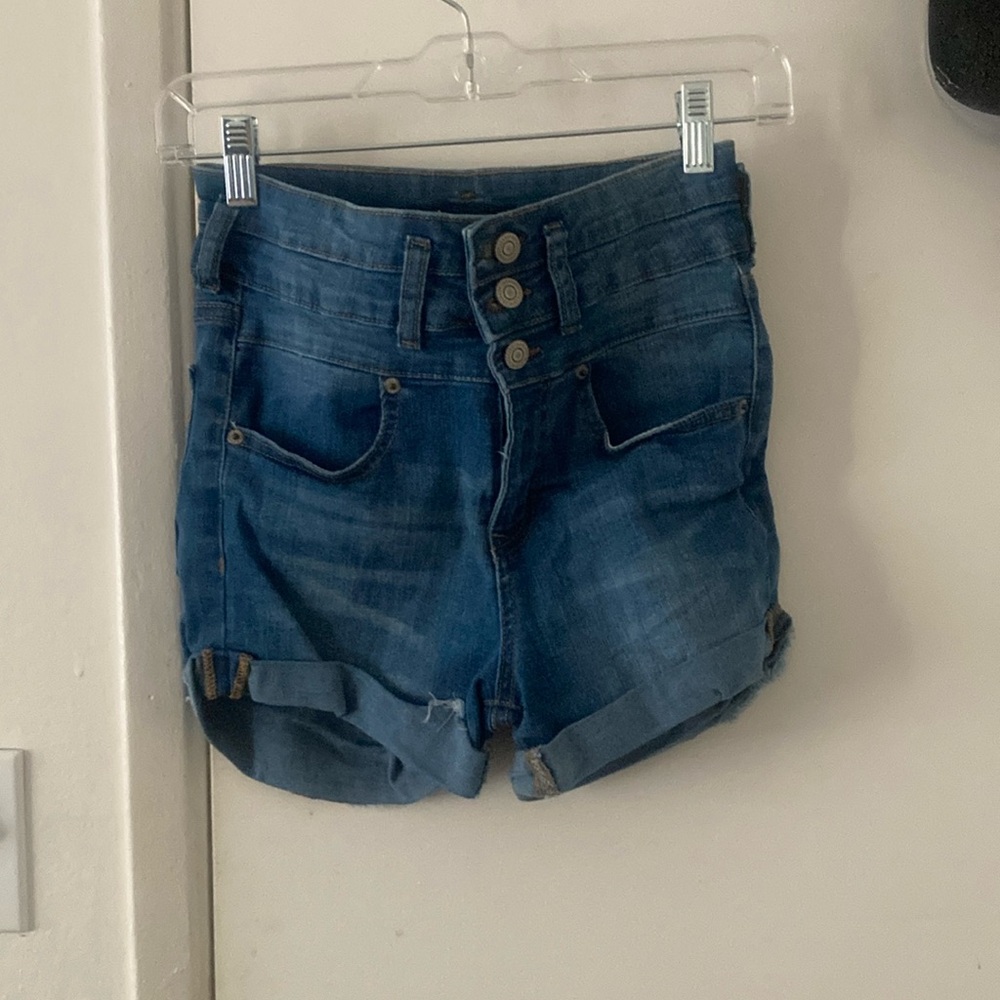 Aeropostale Dark Blue Jean Shorts
